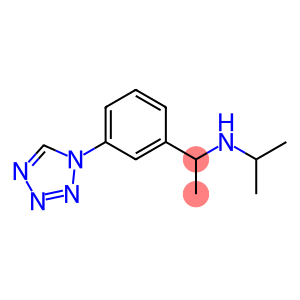 propan-2-yl({1-[3-(1H-1,2,3,4-tetrazol-1-yl)phenyl]ethyl})amine