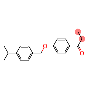 1-(4-{[4-(propan-2-yl)phenyl]methoxy}phenyl)propan-1-one