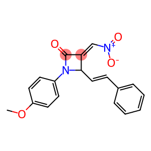 1-(p-Methoxyphenyl)-3-nitromethylene-4-styrylazetidin-2-one