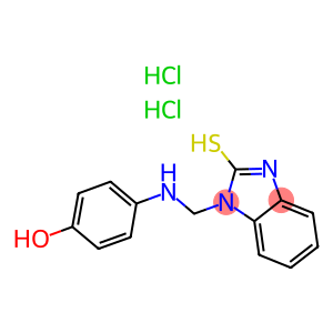 P-[[(2-MERCAPTOBENZIMIDAZOL-1-YL)METHYL]AMINO]PHENOL DIHYDROCHLORIDE