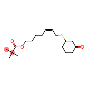 Pivalic acid [(Z)-7-[(3-oxocyclohexyl)thio]-5-heptenyl] ester
