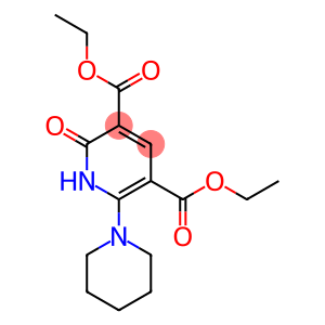 6-Piperidino-1,2-dihydro-2-oxopyridine-3,5-dicarboxylic acid diethyl ester