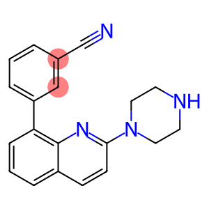 3-(2-PIPERAZIN-1-YLQUINOLIN-8-YL)BENZONITRILE