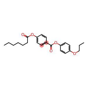 p-Heptanoyloxybenzoic acid p-propoxyphenyl ester