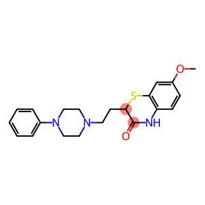 2-[2-[4-(Phenyl)piperazin-1-yl]ethyl]-7-methoxy-2H-1,4-benzothiazin-3(4H)-one