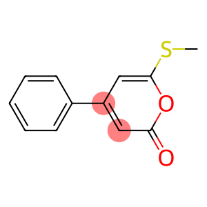 4-Phenyl-6-(methylthio)-2-pyrone