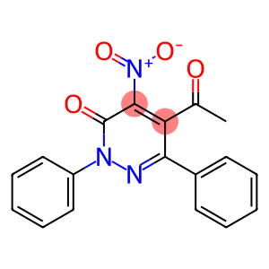 2-Phenyl-4-nitro-5-acetyl-6-phenylpyridazin-3(2H)-one