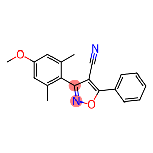 5-(Phenyl)-3-(2,6-dimethyl-4-methoxyphenyl)-isoxazole-4-carbonitrile