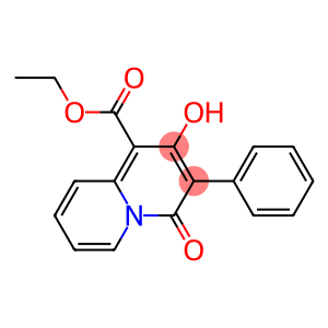 3-Phenyl-2-hydroxy-4-oxo-4H-quinolizine-1-carboxylic acid ethyl ester