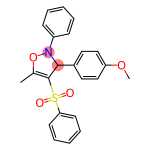 2-Phenyl-3-(4-methoxyphenyl)-5-methyl-4-(phenylsulfonyl)-4-isoxazoline