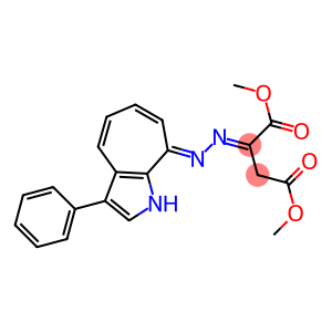 2-[2-[(3-Phenylcyclohepta[b]pyrrole)-8(1H)-ylidene]hydrazono]succinic acid dimethyl ester