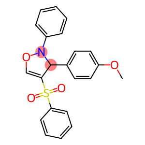2-Phenyl-3-(4-methoxyphenyl)-4-(phenylsulfonyl)-4-isoxazoline