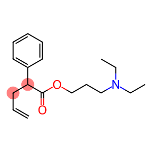 2-Phenyl-4-pentenoic acid 3-(diethylamino)propyl ester