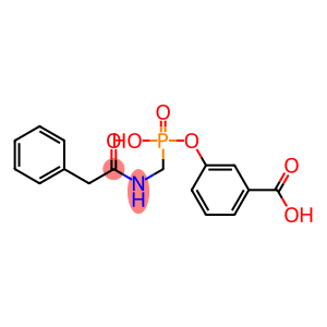 [[(Phenylacetyl)amino]methyl]phosphonic acid m-carboxyphenyl ester