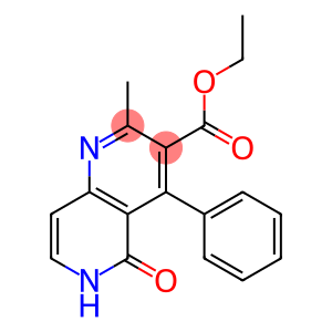 4-Phenyl-2-methyl-5-oxo-5,6-dihydro-1,6-naphthyridine-3-carboxylic acid ethyl ester