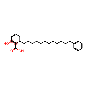 6-(12-Phenyldodecyl)-2-hydroxybenzoic acid