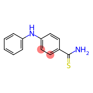 4-(phenylamino)benzene-1-carbothioamide