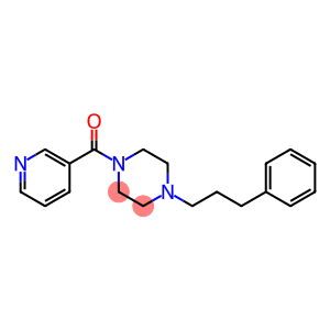 1-(3-phenylpropyl)-4-(3-pyridinylcarbonyl)piperazine