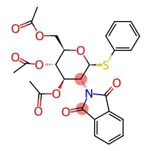 phenyl 3,4,6-tri-O-acetyl-2-deoxy-2-(1,3-dioxo-1,3-dihydro-2H-isoindol-2-yl)-1-thiohexopyranoside