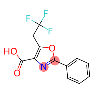 2-phenyl-5-(2,2,2-trifluoroethyl)-1,3-oxazole-4-carboxylic acid