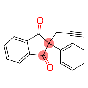 2-phenyl-2-prop-2-ynylindane-1,3-dione