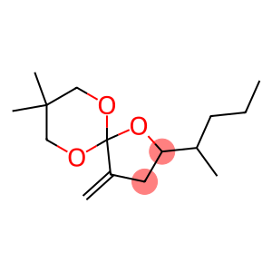 2-Pentyl-4-methylene-8,8-dimethyl-1,6,10-trioxaspiro[4.5]decane