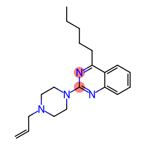 4-Pentyl-2-[4-(2-propenyl)piperazino]quinazoline
