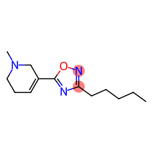 3-Pentyl-5-[(1,2,5,6-tetrahydro-1-methylpyridin)-3-yl]-1,2,4-oxadiazole