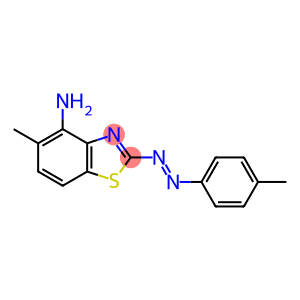 5-p-dimethyl-aminophenylazobenzthiazole