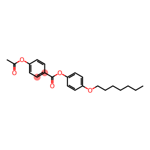 p-Acetyloxybenzoic acid p-(heptyloxy)phenyl ester