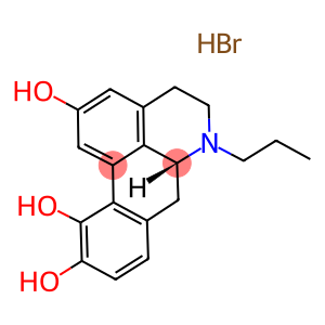 R(-)-2,10,11-TRIHYDROXY-N-PROPYL-NORAPORPHINE HYDROBROMIDE