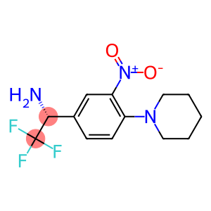 (1R)-2,2,2-TRIFLUORO-1-(3-NITRO-4-PIPERIDYLPHENYL)ETHYLAMINE