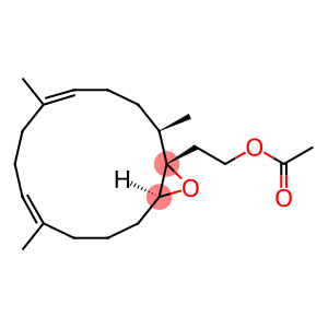 (1R,2S,3S,7E,11E)-2,3-Epoxy-1,7,11-trimethylcyclotetradeca-7,11-diene-2-ethanol acetate