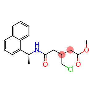 (3R)-4-[[(S)-1-(1-Naphtyl)ethyl]aminocarbonyl]-3-(chloromethyl)butyric acid methyl ester