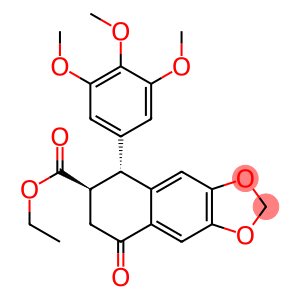 (5R,6R)-5-(3,4,5-Trimethoxyphenyl)-8-oxo-5,6,7,8-tetrahydronaphtho[2,3-d]-1,3-dioxole-6-carboxylic acid ethyl ester