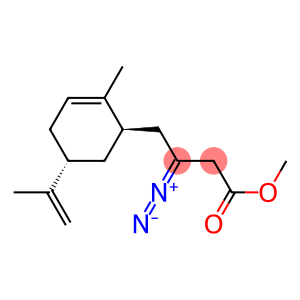 4-[(1R,3R)-3-(1-Methylethenyl)-6-methyl-5-cyclohexenyl]-3-diazobutyric acid methyl ester