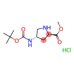 (2R,4S)-4-BOC-aMino Pyrrolidine-2-carboxylic acid Methylester-HCl