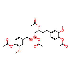 (3R,5S)-1,7-Bis(4-acetoxy-3-methoxyphenyl)heptane-3,5-diol 3,5-diacetate