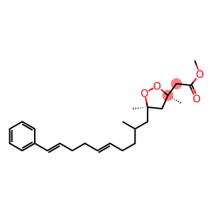 (3R,5R,10E,14E)-15-Phenyl-3,5,7-trimethyl-3,5-epidioxy-10,14-pentadecadienoic acid methyl ester