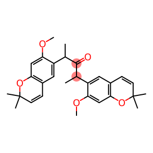 6,6'-[(1R,3R)-1,3-Dimethyl-2-oxopropane-1,3-diyl]bis(7-methoxy-2,2-dimethyl-2H-1-benzopyran)