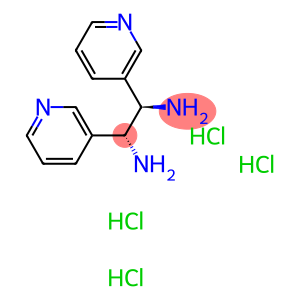 (R,R)-1,2-Di(3-pyridyl)-1,2-ethanediamine tetrahydrochloride, 95%, ee 99%