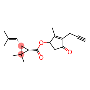 (1R,3R)-2,2-Dimethyl-3-(2-methyl-1-propenyl)cyclopropanecarboxylic acid 2-methyl-4-oxo-3-(2-propynyl)-2-cyclopenten-1-yl ester