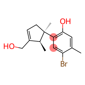 2-[(1R,2R)-1,2-Dimethyl-3-hydroxymethyl-3-cyclopentenyl]-4-bromo-5-methylphenol