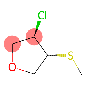 (3R,4R)-3-chloro-4-(Methylthio)tetrahydrofuran