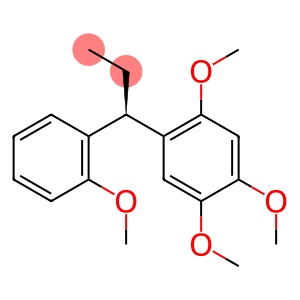 [R,(-)]-1-(o-Methoxyphenyl)-1-(2,4,5-trimethoxyphenyl)propane