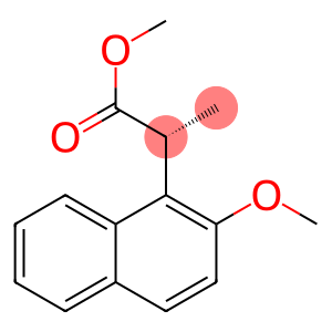 [R,(-)]-2-(2-Methoxy-1-naphtyl)propionic acid methyl ester