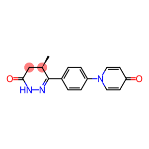 [5R,(-)]-5-Methyl-6-[4-[(1,4-dihydro-4-oxopyridine)-1-yl]phenyl]-4,5-dihydropyridazine-3(2H)-one