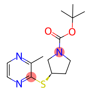 (R)-3-(3-Methyl-pyrazin-2-ylsulfanyl)-pyrrolidine-1-carboxylic acid tert-butyl ester