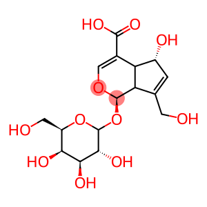 (7R)-7-hydroxy-9-(hydroxymethyl)-2-[(2R,3R,4S,5R,6R)-3,4,5-trihydroxy-6-(hydroxymethyl)oxan-2-yl]oxy-3-oxabicyclo[4.3.0]nona-4,8-diene-5-carboxylic acid