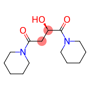 (-)-1,1'-[(R)-2-Hydroxybutanedioyl]dipiperidine